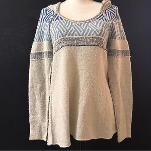 Free People Textured Knit Sweater